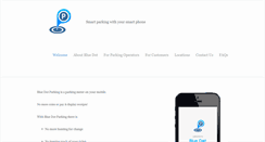 Desktop Screenshot of bluedotparking.com